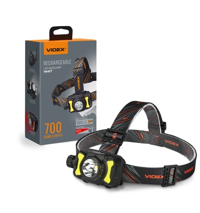 LED-Stirnlampe - 5000K, 700 Lumen, wiederaufladbar, IP55
