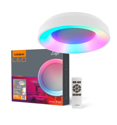 72W LED dimmbare Deckenleuchte mit RGB+CCT - 4700lm, inkl. Fernbedienung, Memory-Funktion, Ø45cm