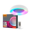 72W LED dimmbare Deckenleuchte mit RGB+CCT - 4700lm, inkl. Fernbedienung, Memory-Funktion, Ø45cm
