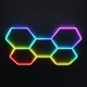 5er-Set Hexagon RGBIC Komplettset 80W - Inkl. Bluetooth-Controller und Netzteil