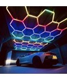 37W Hexagon RGBIC 2er-Set Komplettset - Inkl. Bluetooth-Controller und Netzteil