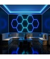 37W Hexagon RGBIC 2er-Set Komplettset - Inkl. Bluetooth-Controller und Netzteil