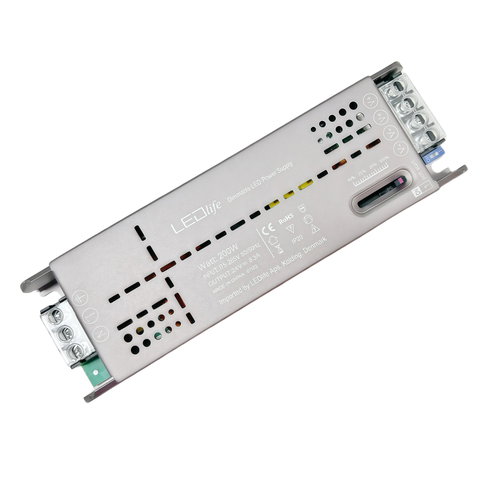 200W / 24V DC Schiebe-dimmbares Netzteil - 8.3A