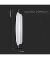 60W LED Designer Deckenleuchte mit Sternenhimmel - 6000lm, dimmbar, CCT, inkl. Fernbedienung, Ø56,5cm