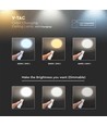 60W LED Designer Deckenleuchte mit Sternenhimmel - 6000lm, dimmbar, CCT, inkl. Fernbedienung, Ø56,5cm