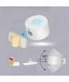 4,5W Wiederaufladbare Wandleuchte CCT - IP20, rund, weiß, 360° drehbar, inkl. Leuchtmittel und Fernbedienung