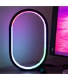 Elliptische RGBIC-Lampe - 25x15 cm, 10W, Fernbedienung, USB