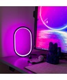 Elliptische RGBIC-Lampe - 25x15 cm, 10W, Fernbedienung, USB