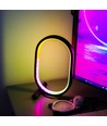 Elliptische RGBIC-Lampe - 25x15 cm, 10W, Fernbedienung, USB