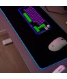 RGB Mauspad - 80x30cm, kabelloses Laden für Mobiltelefone