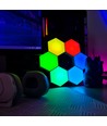 10er Set RGBIC Hexagon Wandleuchten
