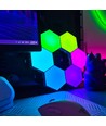6er-Set RGBIC Hexagon Wandleuchten - Wandlampe, RGBIC