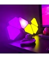 RGBIC Hexagon Tri Panels Set 6 Stück - Fernbedienung, App-Steuerung, Wandlicht