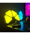 10 Stk. Hexagon Tri Panels - Wandleuchte, RGBIC, Fernbedienung, App-Steuerung