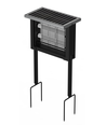Solarmodul-Insektenlampe - Schwarz, IP65, 20W, deckt bis zu 120m² ab