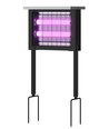 Solarmodul-Insektenlampe - Schwarz, IP65, 20W, deckt bis zu 120m² ab