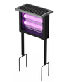 Solarmodul-Insektenlampe - Schwarz, IP65, 20W, deckt bis zu 120m² ab
