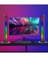2 Stück RGBIC Infinite Ambient Light Bar - 28cm, Bluetooth, 5W
