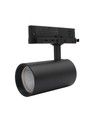 28W 3-Phasen RA90 CCT verstellbarer Schienenstrahler - 110lm/W, Schwarz, einstellbare CCT + Helligkeit, flimmerfrei