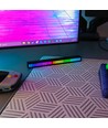 RGBIC Musik-Sync-Schreibtischlampe - 18 cm, eingeb. Akku, Bluetooth