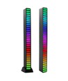 RGBIC Musik-Sync-Schreibtischlampe - 18 cm, eingeb. Akku, Bluetooth