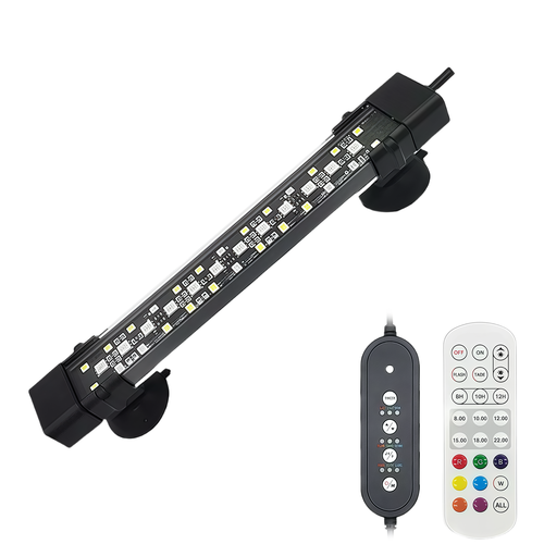 20 cm Aquariumleuchte - 8W LED, RGB+NW, IP68