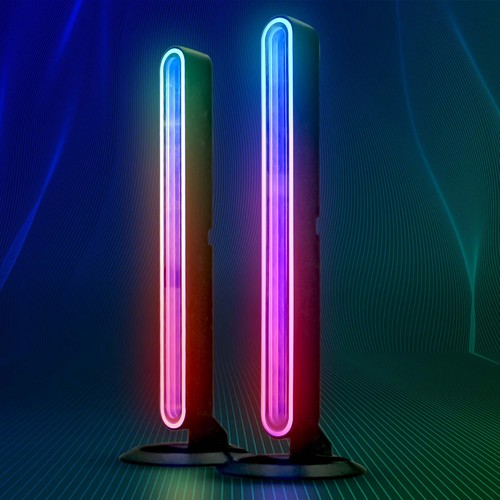 2 Stück RGBIC Infinite Ambient Light Bar - 28cm, Bluetooth, 5W