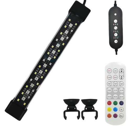 30 cm Aquariumleuchte - 10W LED, RGB+NW, IP68