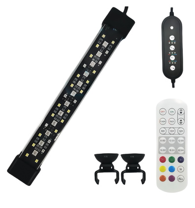 30 cm Aquariumleuchte - 10W LED, RGB+NW, IP68