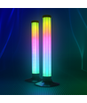 2er-Set RGBIC Tischlampen - 33 cm, 360° Lichteffekt