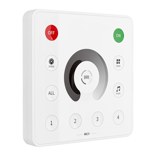 Wandmontierte Fernbedienung für SPI-Lauflicht-Controller - 2,4 GHz