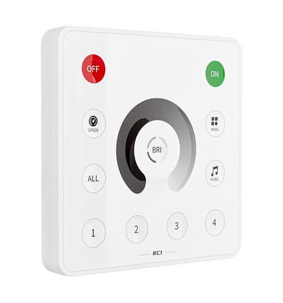 Wandmontierte Fernbedienung für SPI-Lauflicht-Controller - 2,4 GHz
