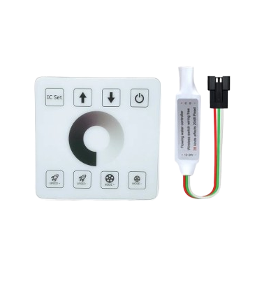Controller + Touch-Fernbedienung für SPI-Lauflicht-Controller - Touch, 2,4 GHz