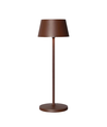Wiederaufladbare LED-Tischlampe - Braun, Touch-Dimmbar, IP54