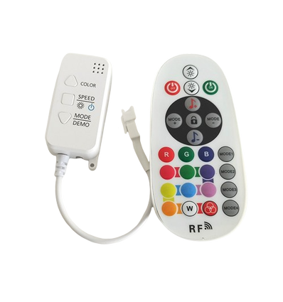 RGBIC Controller mit Fernbedienung - Infrarot, 12V (144W), 24V (288W)
