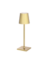 Wiederaufladbare LED Mini Tischlampe - Gold, Touch-Dimmbar, IP54