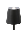 Wiederaufladbare LED-Tischlampe - Schwarz, Touch-dimmbar, IP54