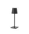 Wiederaufladbare LED-Tischlampe - Schwarz, Touch-dimmbar, IP54