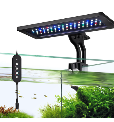 30 cm Aquariumlampe - 18W LED, RGBW, Timer
