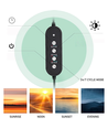 30 cm Aquariumlampe - 18W LED, RGBW, Timer