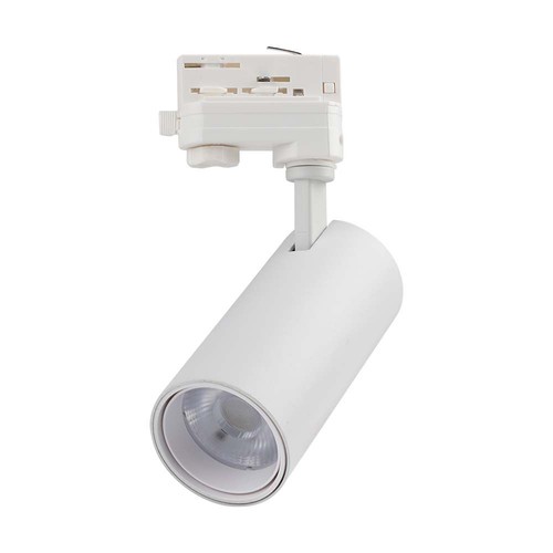 30W 3-Phasen CCT Schienenspot, RA90 - 3-in-1 Farbewechsel, weiß, COB LED