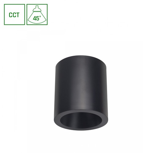7W Chloe kompletter LED Aufbauspot - CCT, Ø9cm, schwarz, UGR19, 45 Grad, inkl. Leuchtmittel