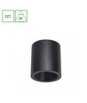 7W LED Aufbauspot, CCT - 3 Lichtfarben, Ø9cm, schwarz, UGR19, 45° Abstrahlwinkel