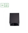 Chloe 7W quadratischer Aufbauspot - CCT, schwarz, UGR19, 90x90mm, 230V, inkl. Leuchtmittel