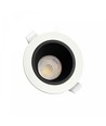 Fiale Core Anti-Glare GU10 Einbauspot - Weiß/Schwarz, IP20, Ausschnitt: Ø7,5 cm, Maße: Ø9,5 cm, ohne Leuchtmittel