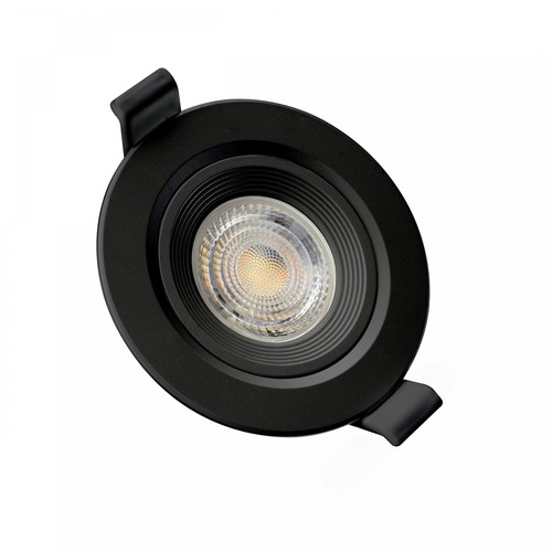 MR16 oder GU10 Downlight - Ohne Leuchtmittel und Fassung, schwarz, Loch: Ø7,5 cm