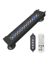 30 cm Aquariumleuchte - 10W, kann mit Luftpumpe verwendet werden, RGB+NW, IP68