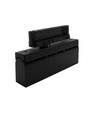 36W 3-Phasen RA92 verstellbare LED-Stromschienenleuchte - Schwarz, 23,5 cm