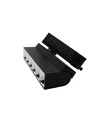 36W 3-Phasen RA92 verstellbare LED-Stromschienenleuchte - Schwarz, 23,5 cm