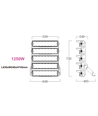 1250W Stadionstrahler - 170lm/W, IP66, Arbeitsleuchte, Philips Treiber, 1-10V dimmbar
